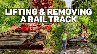 Краят на околовръстната жп линия на София | Lifting and Removing a Rail Track
