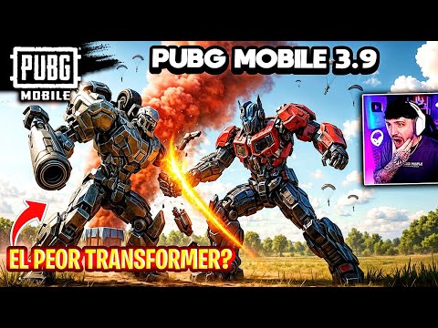JUGUÉ a la NUEVA ACTUALIZACION 3.9 de PUBG MOBILE x TRANSFORMERS! 😎 CUAL ES EL MEJOR TRANSFORMER?