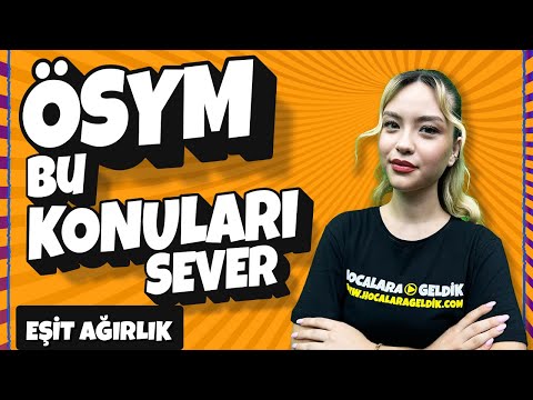 ÖSYM BU KONULARI SEVER!- 3 | AYT Eşit AĞırlık İçin Dikkat Etmeniz Gereken Konular!💥📚