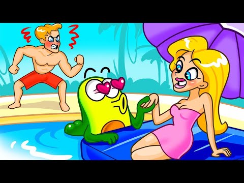 Swimming Pool Party Time | Last Summer Day Hacks By Avocado Family