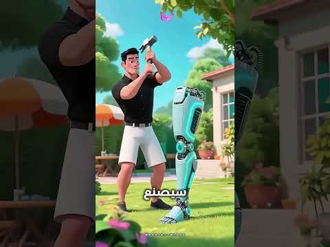 لدي قدم طويلة مصنوعة من قطع الليغو!