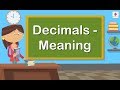 Understanding Decimals