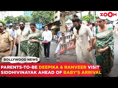 Deepika Padukone and Ranveer Singh Seek Blessings at Siddhivinayak Ahead of Baby’s Arrival