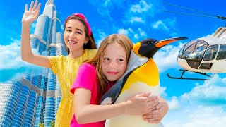 নাস্টিয়া এবং ইভলিন দুবাই ভ্রমণ | বাচ্চাদের জন্য গল্পের সংগ্রহ