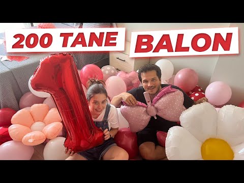 PARTİ İÇİN 200 BALON ŞİŞİRDİK (METİN BAYILDI)