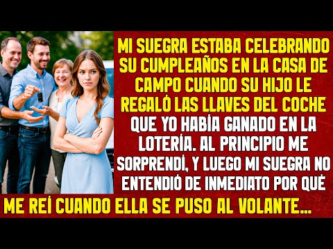 Mi esposo le regaló mi coche a su madre. Pero cuando me senté al volante, mi suegra no entendió...