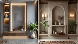 Modern Wall Niche Design Ideas Stylish Decor With Lighting, Shelves, and Texture