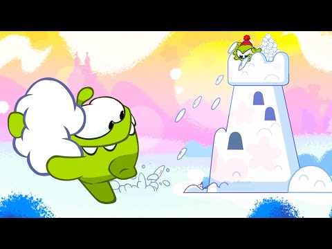 The Epic Snowball Fight! ❄️ | Om Nom Mashup Songs | Nursery Rhymes for Babies