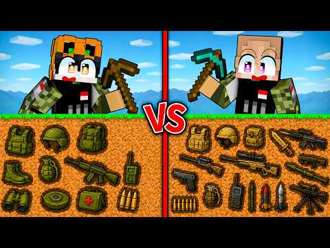 AKU MENEMUKAN SENJATA MILITER YANG TERKUBUR DI MINECRAFT!!