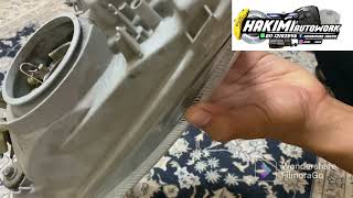 Custom headlamp smoke wira DIY part3