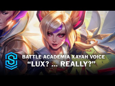 Battle Academia Xayah Full Voice - Special Interactions - English