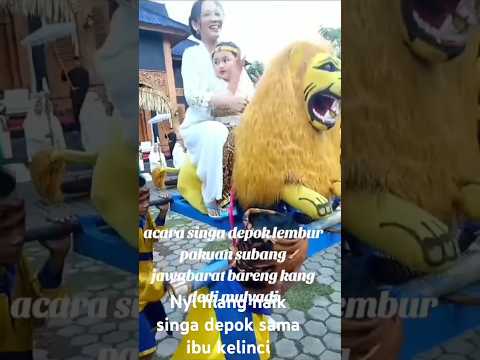 nyi hyang naik singa depok sama ibu kelenci