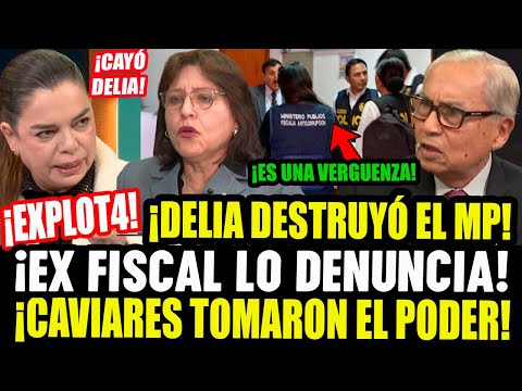 ¡EXPLOT4 CHÁVARRY! EX-FISCAL DE LA NACION DENUNCIA A DELIA POR DESTRUIR EL MINISTERIO PUBLICO
