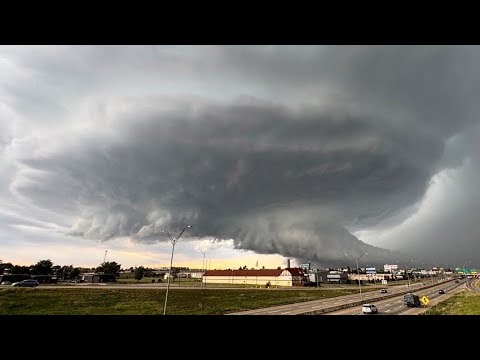 WILD Mothership Supercell Hits Oklahoma City and Norman, OK (9/24/2024) {B-D}