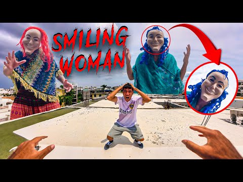 SMILING WOMAN REAL LIFE ESCAPE 18.0 | Horror Parkour Pov Short | Bubbles 3Run