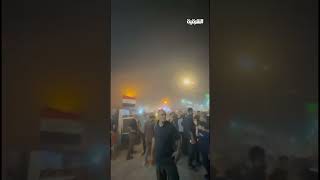 عاصفة تضرب منفذ الشيب في ميسان