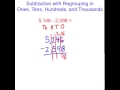 Regrouping in Subtraction