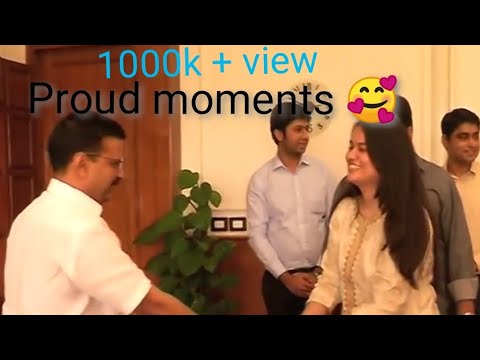 IAS Tina meets Arvind Kejriwal 🏆| proud moment for her parents |  UPSC Aspirants | 🏅🏅
