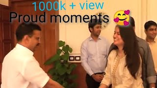 IAS Tina meets Arvind Kejriwal 🏆| proud moment for her parents |  UPSC Aspirants | 🏅🏅