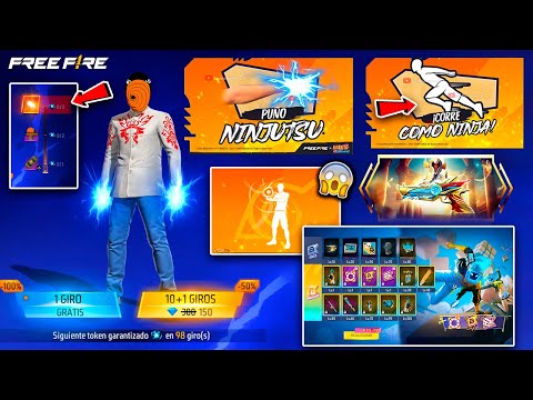 FILTRÓ TODOS LOS EVENTOS PRÓXIMA AGENDA SEMANAL FREE FIRE TORRE PUÑOS CHIDORI RULETAS EMOTES & MAS