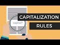 Capitalization Rules in English Writing