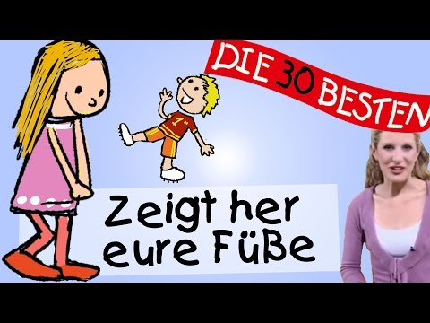 Zeigt her eure Füße - Anleitung zum Bewegen || Kinderlieder