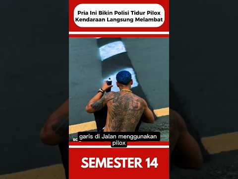 PRIA INI BIKIN POLISI TIDUR PILOX BIKIN KENDARAAN LANGSUNG MELAMBAT#shorts