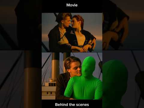 Titanic 1997 movie behind the scenes VFX #titanic #behindthescene