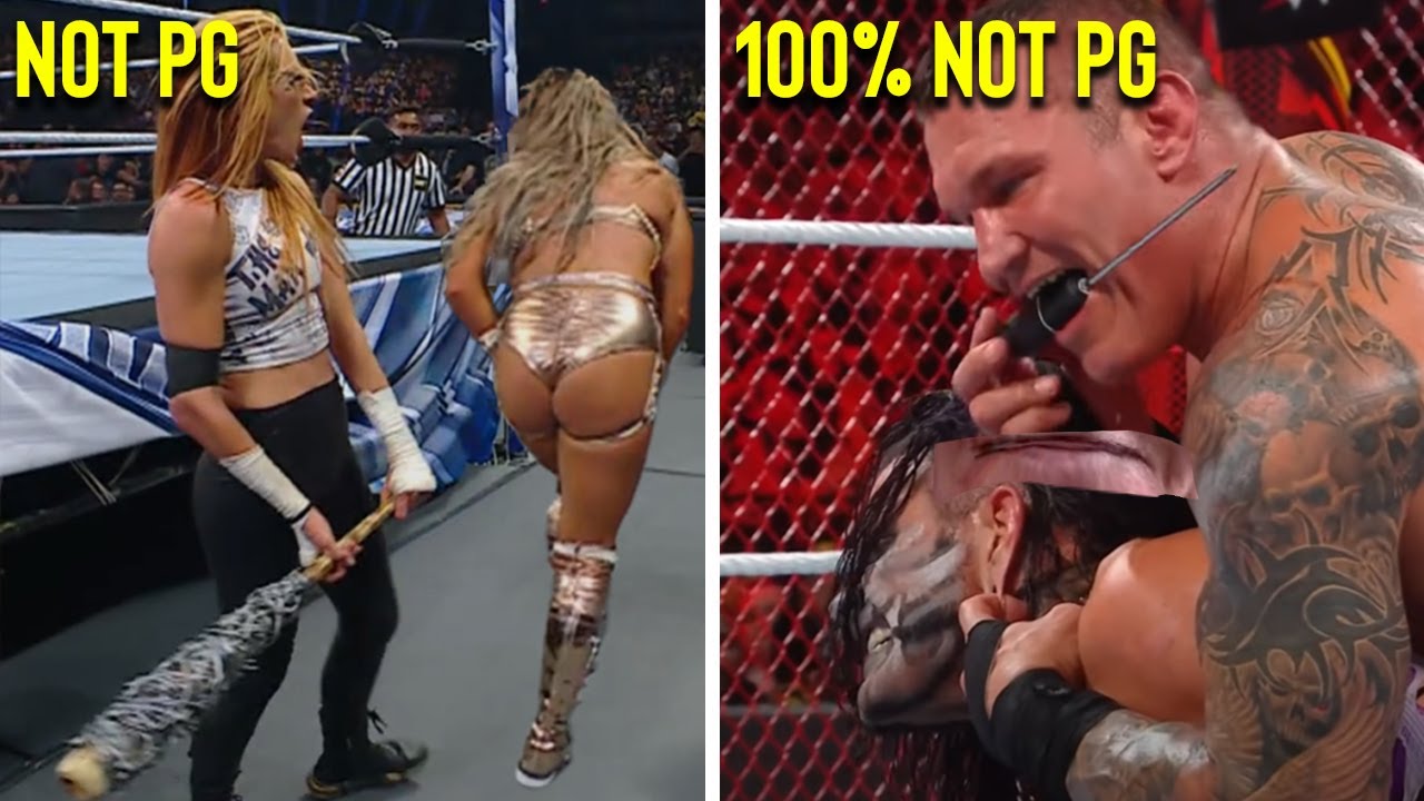 10 Real Non PG Weapons Used In WWE PG Era