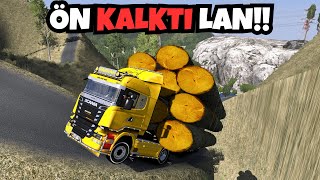 DÜNYANIN EN VİRAJLI VE EN DİK YOLLARINDA TOMRUK ÇEKİYORUZ !!! - ETS 2 SCANIA R560 V8 MOD
