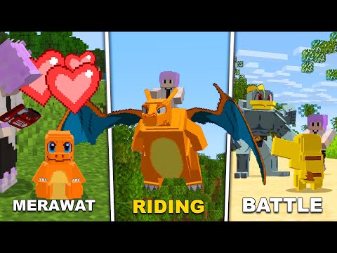 Wah Addon Ini Menambahkan 400 Pokemon Ke Minecraft MCPE (1.21.9+)