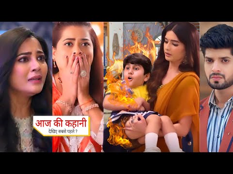 15 January | Ghum Hai kisikey Pyaar Meiin Today Episode | Savi saves Aashika's son Kiyaan from fire