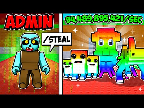 I Used ADMIN COMMANDS to Steal the BEST BRAINROTS in Steal a Brainrot