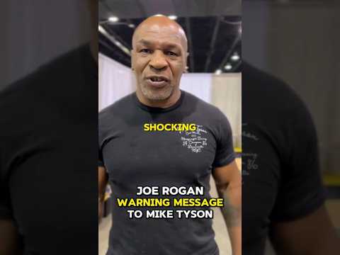 Joe Rogans Warning Message To Mike Tyson! #boxing #boxer #Miketyson #jakepaul