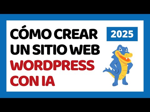 Cómo Crear una Página Web en WordPress con IA 2025 ✅ Fácil y Rápido