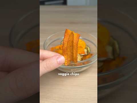3-MINUTE CARROT CHIPS 🥕 #carrotchips