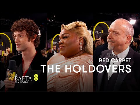 Paul Giamatti, Dominic Sessa and Da'Vine Joy Randolph on The Holdovers | EE BAFTA Film Awards 2024