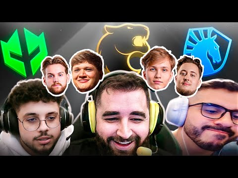 FALLEN, COLDZERA E KSCERATO LISTANDO MELHORES TIMES E PRO PLAYER