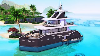 Billionaire's Super Yacht | The Sims 4 Speed Build