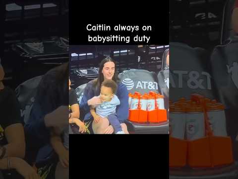 Imagine Caitlin Clark being your babysitter and you don’t even know yet 🤯