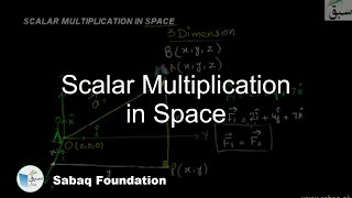 Scalar Multiplication in Space