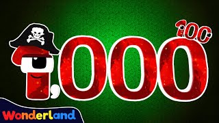 Wonderland: Adding from 100 to 1000 | Learn to Count | Counting for kids