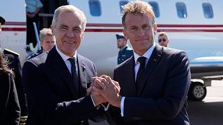 YouTube video thumbnail: Macron and Carney vow Closer France-Canada Ties Amid Strained US Relations