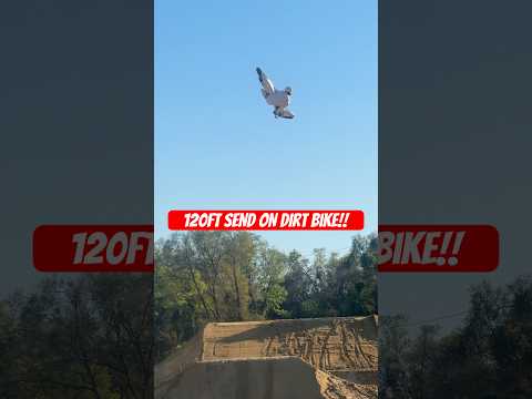 My biggest dirt bike send EVER!! 😤