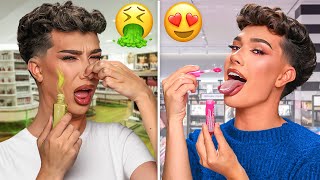 FULL FACE USING ONLY *FLAVORED* MAKEUP! 👃🏼👅