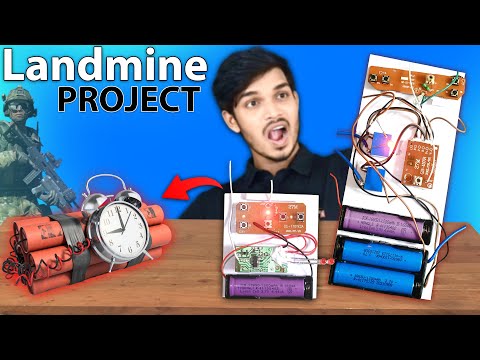 Anti Blast Landmine Project for - Indian Army’s | Inspire Award Project | Harish Projects