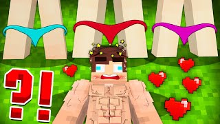 MAIZEN - JJ FELL NEAR THREE PRETTY GIRLS in VILLAGE!? - Minecraft Animation JJ & Mikey