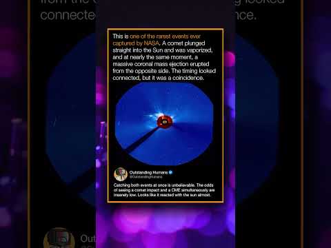 This is one of the rarest events ever captured by NASA.