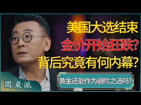 美国大选结束金价开始狂跌？黄金还能作为保持生活的避险之选吗？快来看看背后内幕！#窦文涛 #梁文道 #马未都 #周轶君 #马家辉 #许子东 #圆桌派 #圆桌派第七季