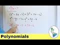 Understanding Polynomial Operations